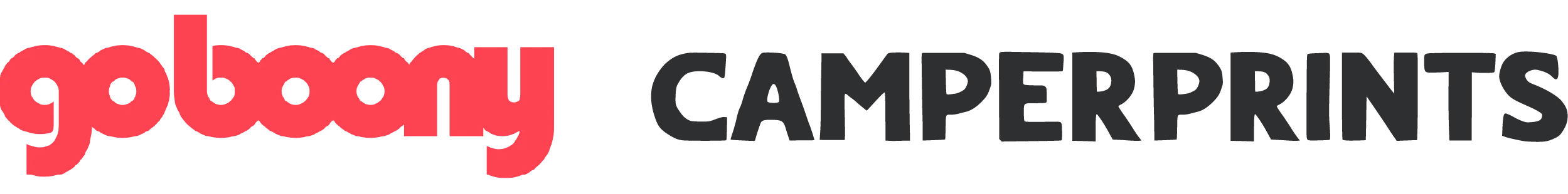 Samenwerking Goboony met Camperprints logos